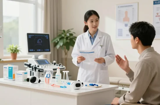 Urological products showcased in a modern healthcare setting, highlighting innovation and patient engagement.